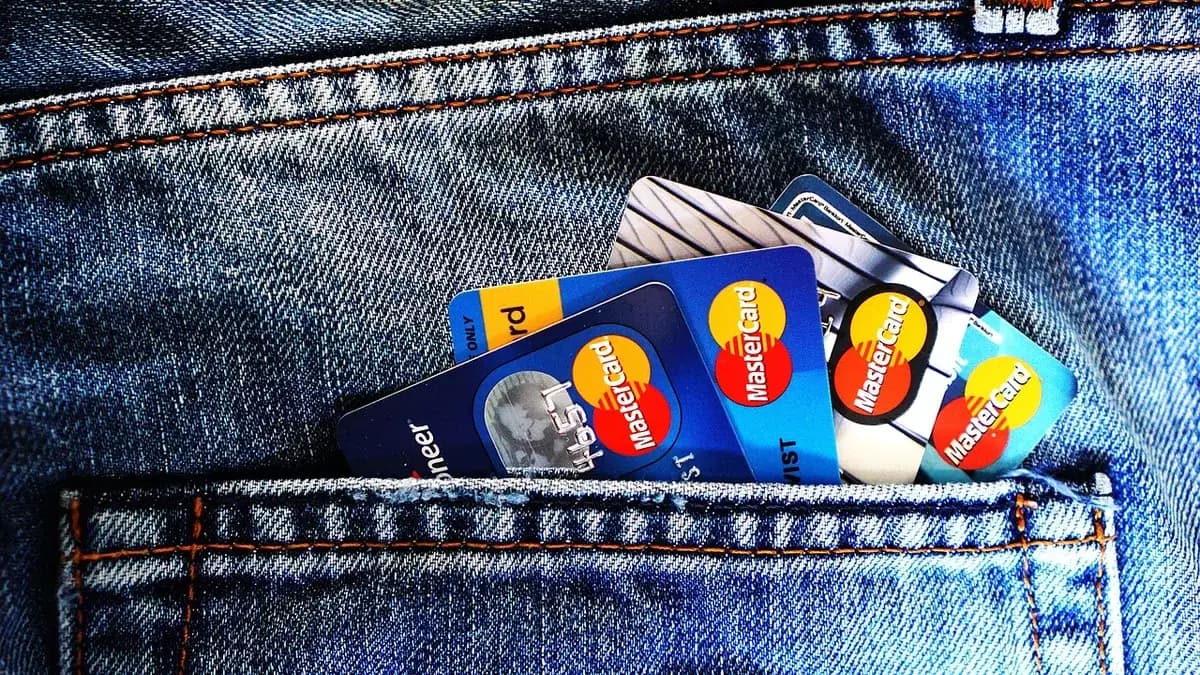 woman phone credit card